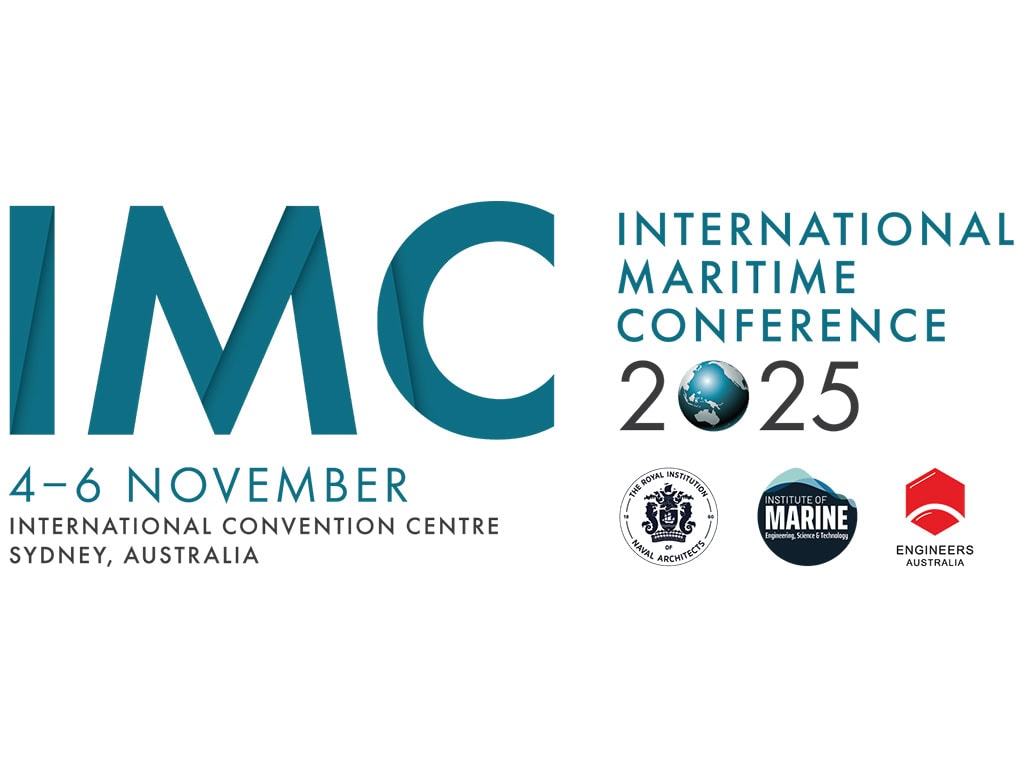 Indo Pacific International Maritime Conference 2025 Sydney event advertising banner